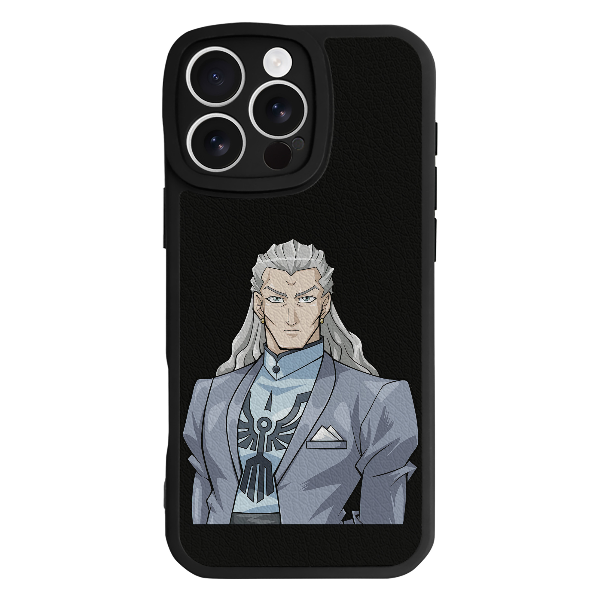 （画像用） 遊☆戯☆王 Yu-Gi-Oh! 【iPhone 16シリーズ対応】シリコンスマホケース（レザー調） 材質：シリコン